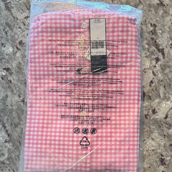Ralph Lauren Pink Gingham Button-Down Shirt - Picture 2 of 3